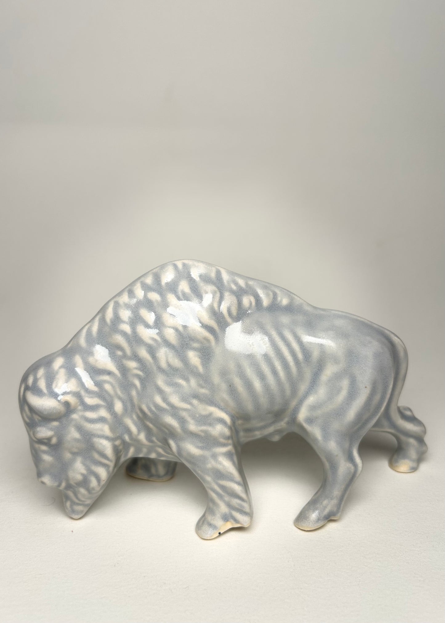 Pink Bison Statue.