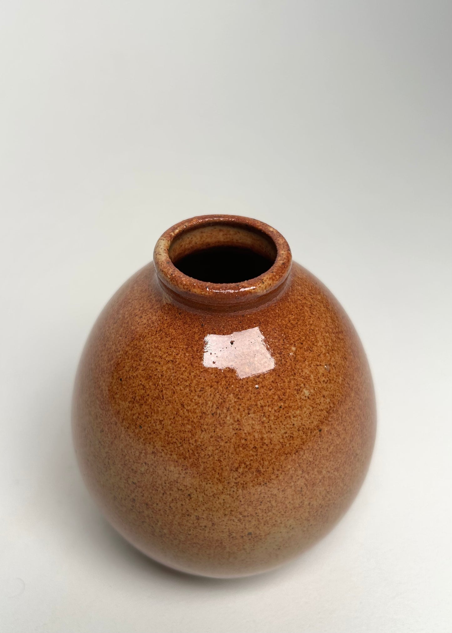 Rust Bud Vase.