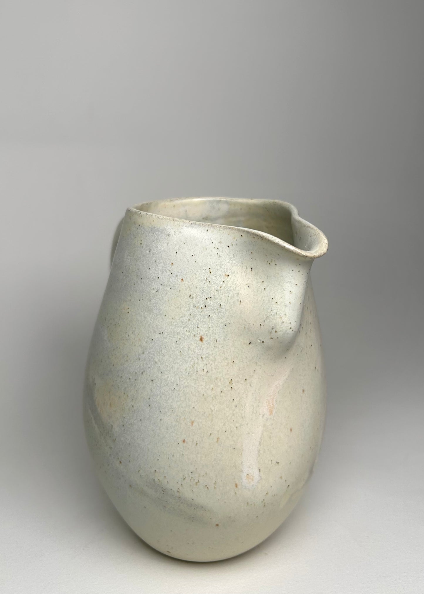Off White Bird Pitcher.