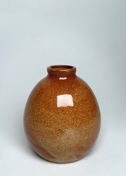 Rust Bud Vase.