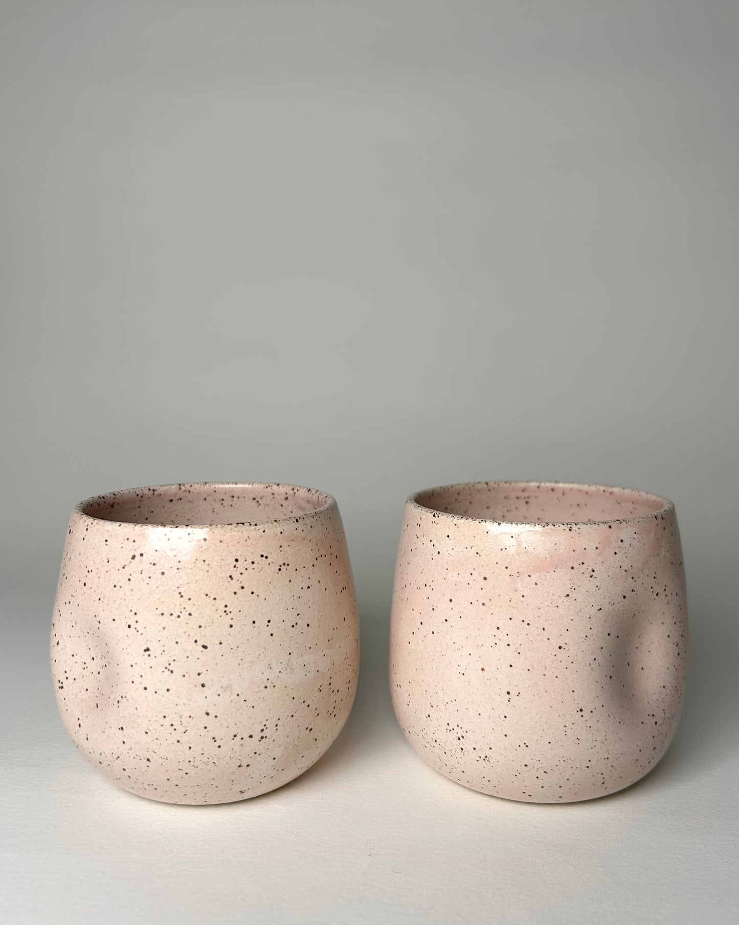 Pink Speckle Tumbler.