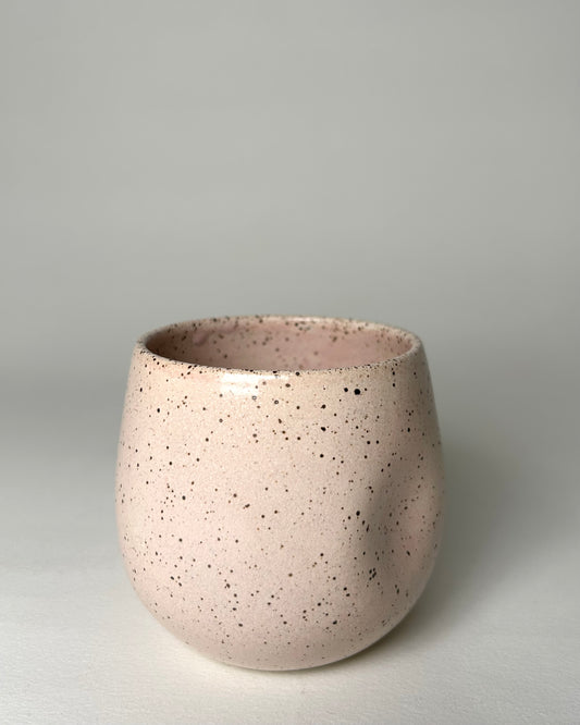 Pink Speckle Tumbler.
