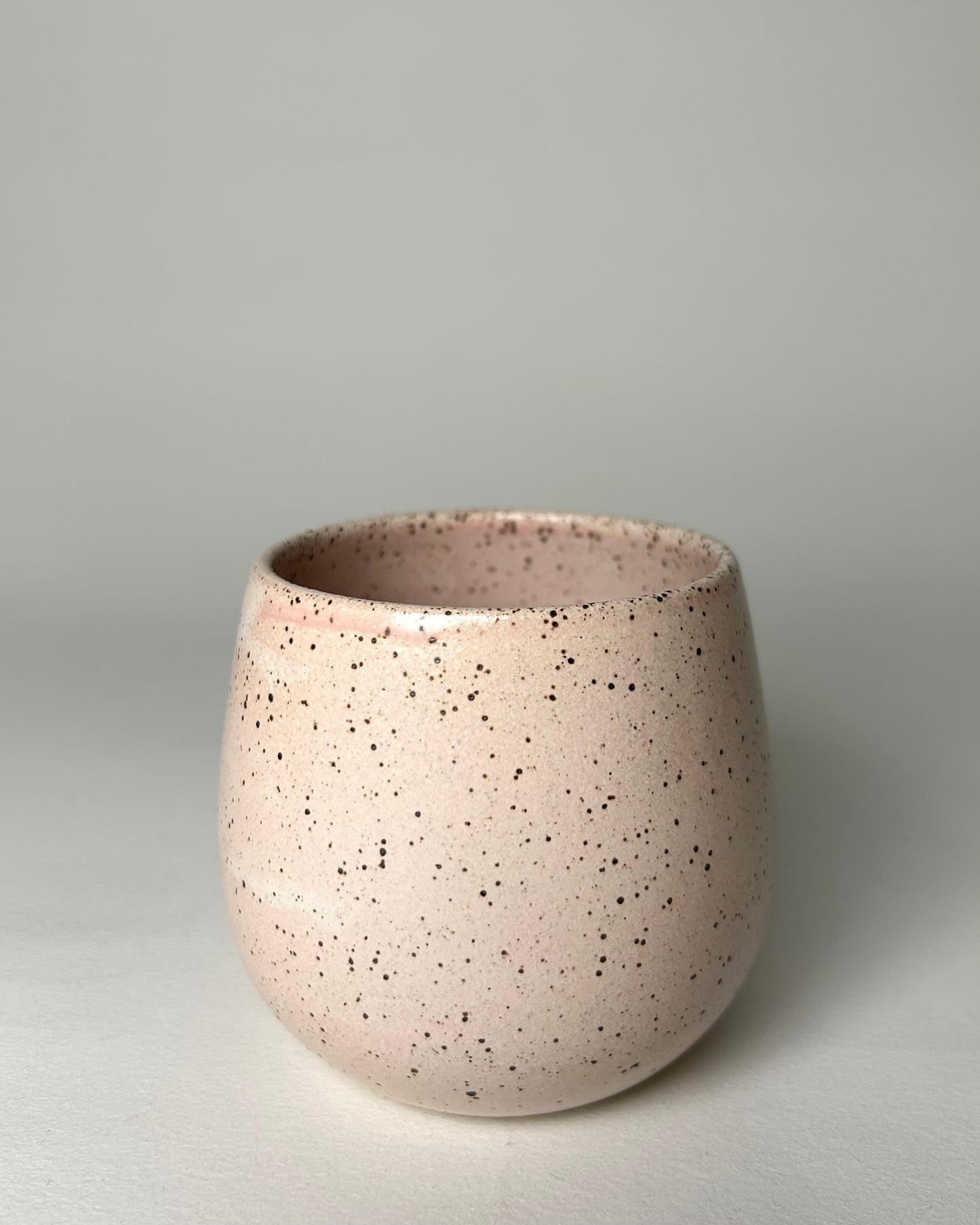 Pink Speckle Tumbler.