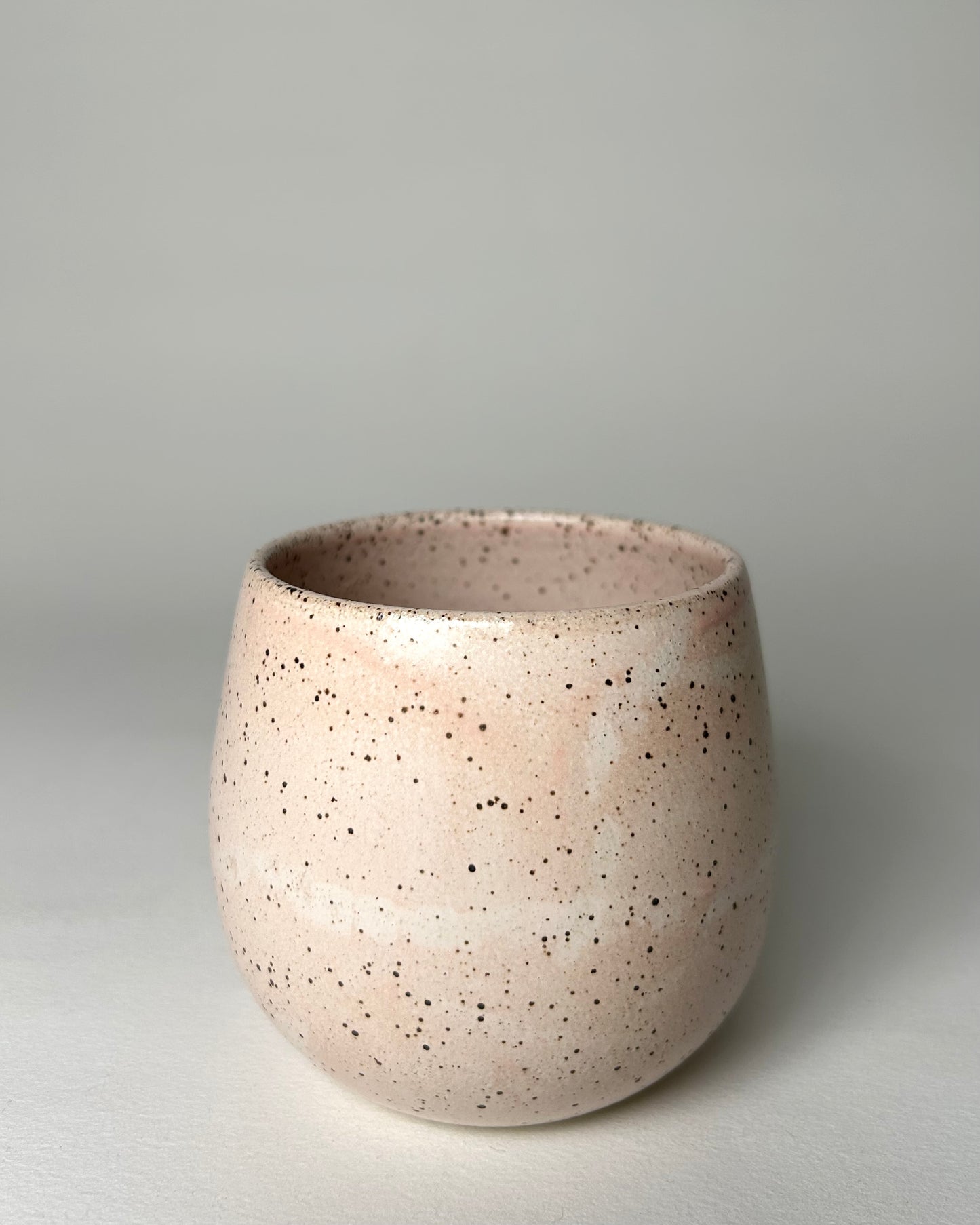 Pink Speckle Tumbler.