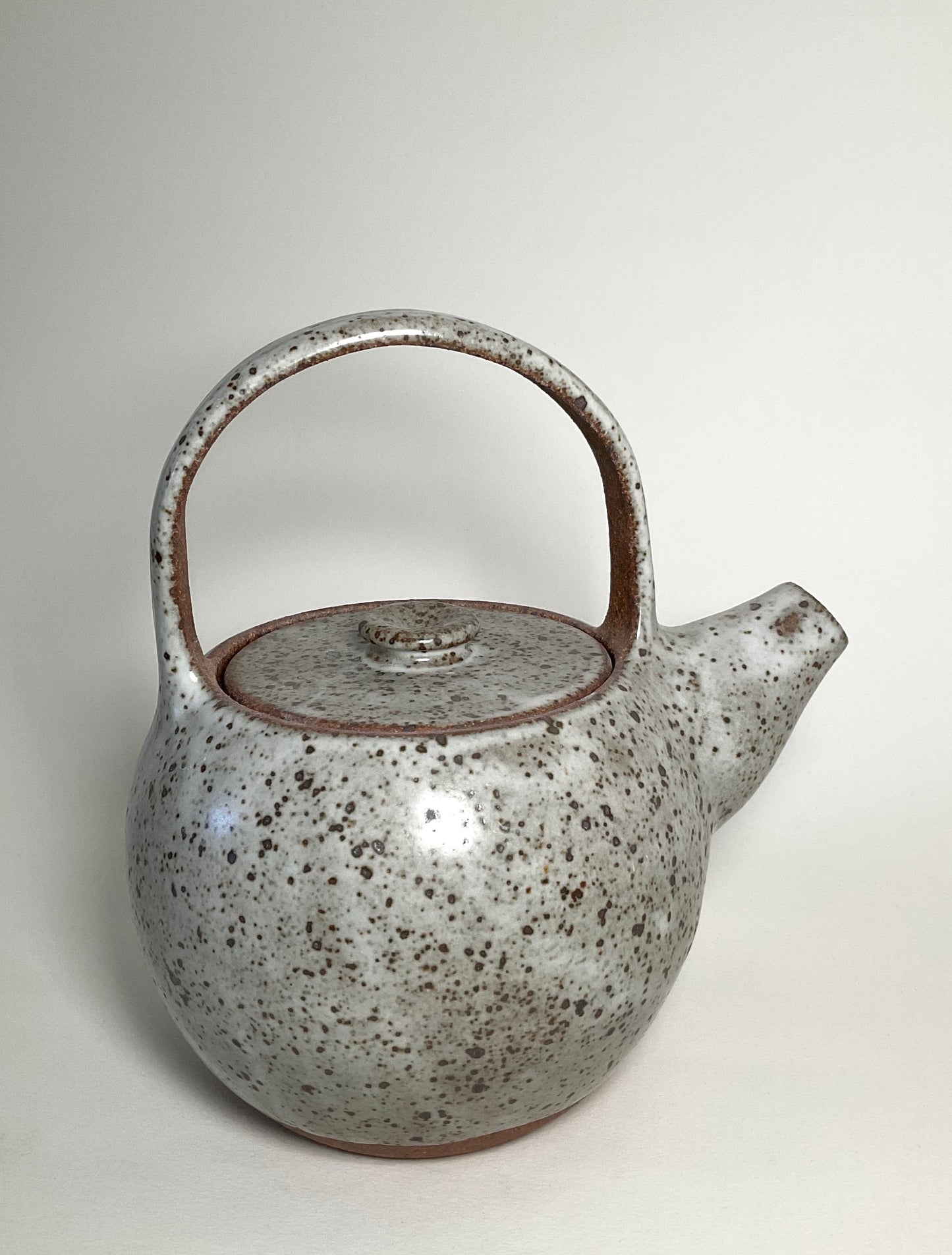 White Speckle Teapot.