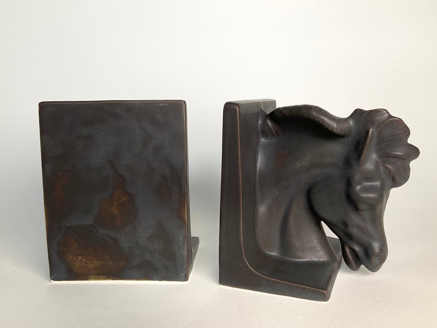 Horse Head Book Ends.