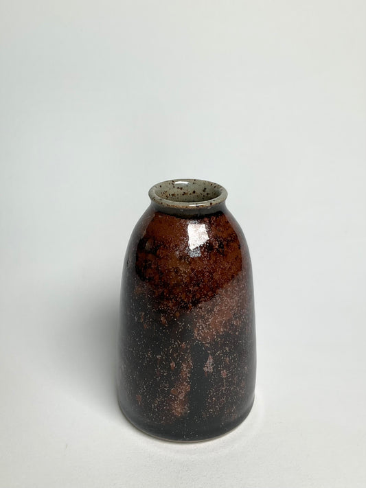 Tenmoku Bud Vase.