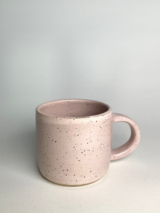 Little Pink Speckle Mugs.