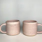 Little Pink Speckle Mugs.