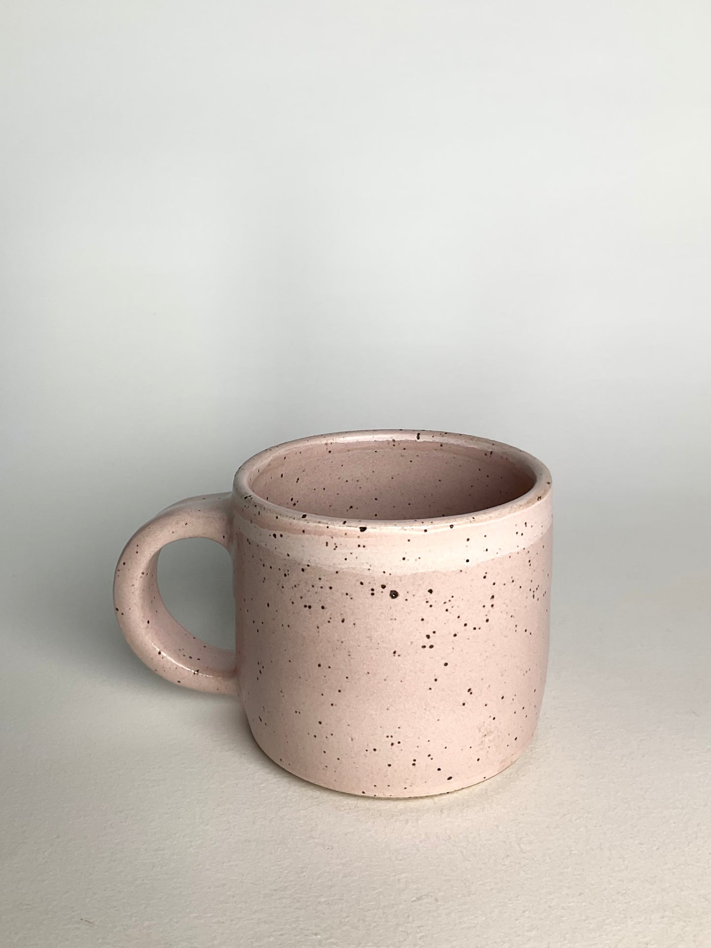 Little Pink Speckle Mugs.