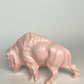 Pink Bison Statue.
