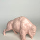 Pink Bison Statue.