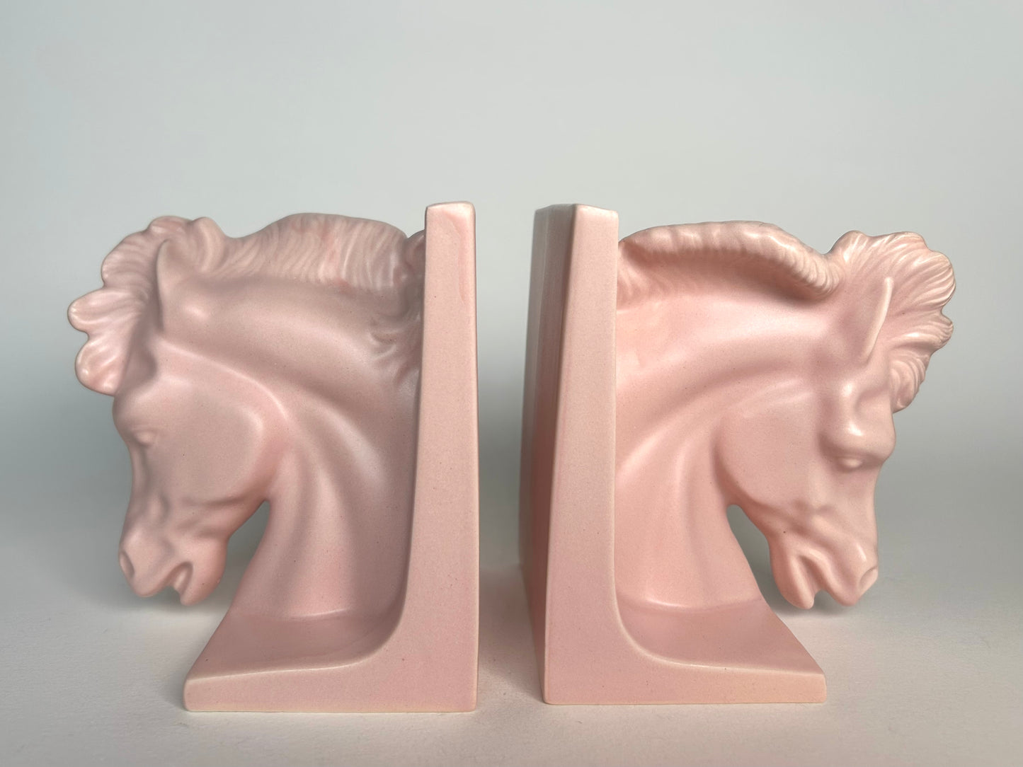 Horse Head Book Ends.