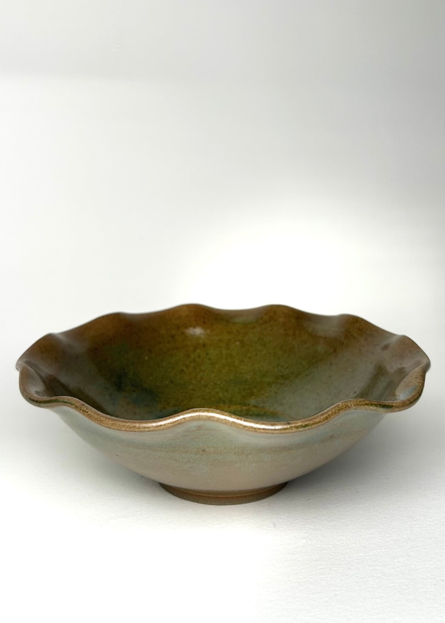 Green Flower Dish.