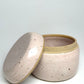 Pink Speckle Jar.